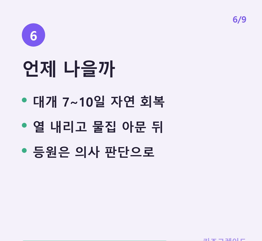 회복기간